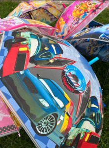 Зонт детский MK 4051 Мультфильмы, трость, клеенка, диаметр 83см